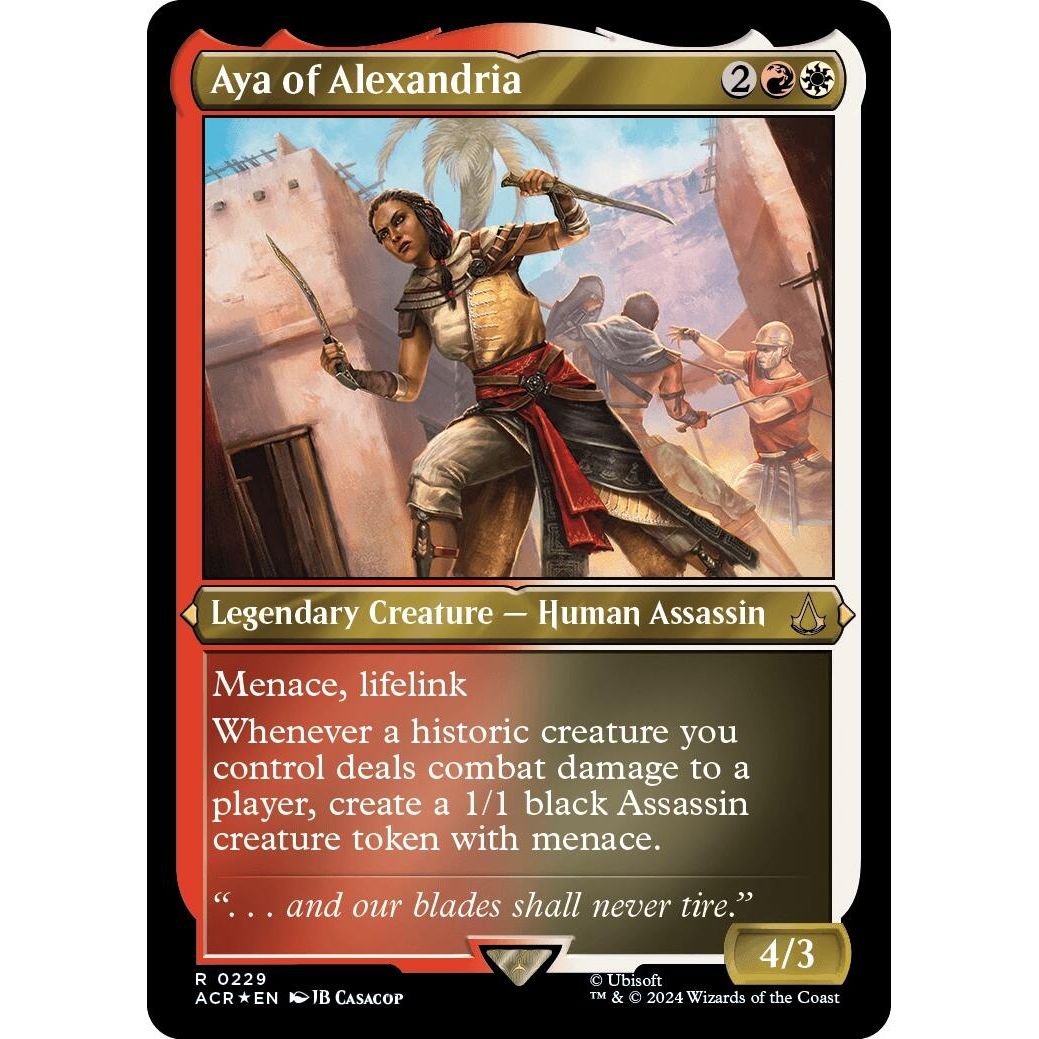 Image for Aya of Alexandria (Foil Etched) (229) (ACR) - Magic: The Gathering