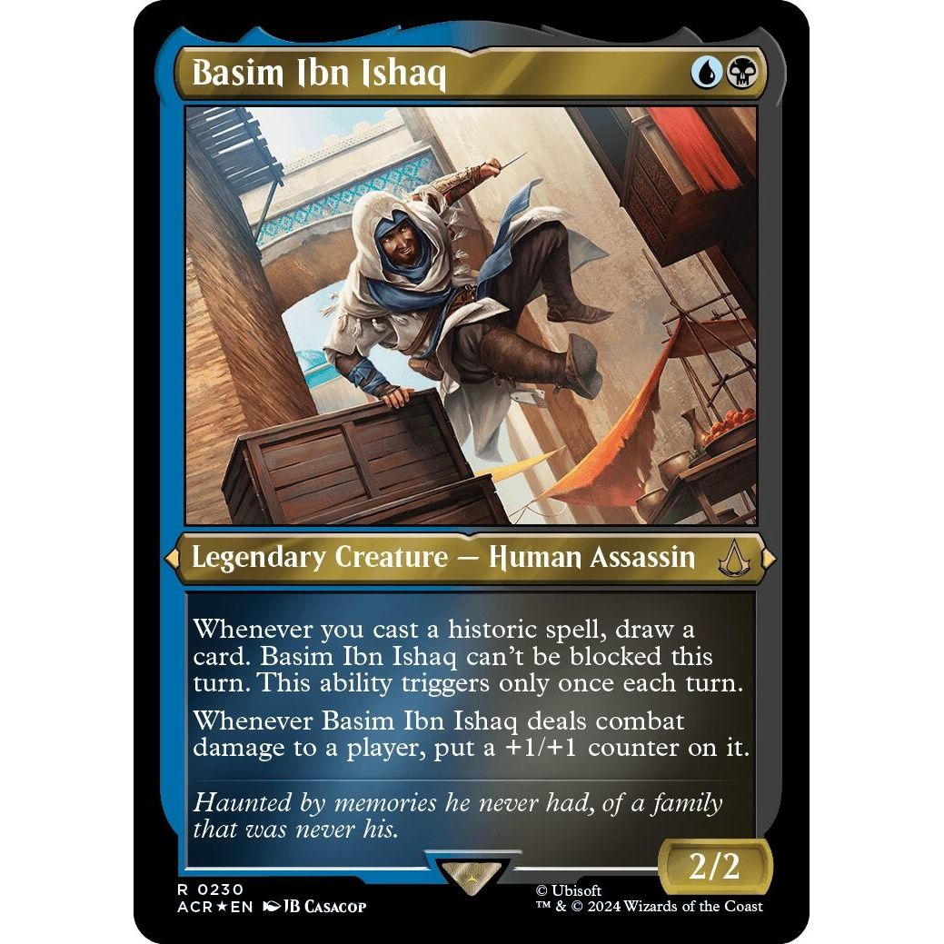 Image for Basim Ibn Ishaq (Foil Etched) (230) (ACR) - Magic: The Gathering