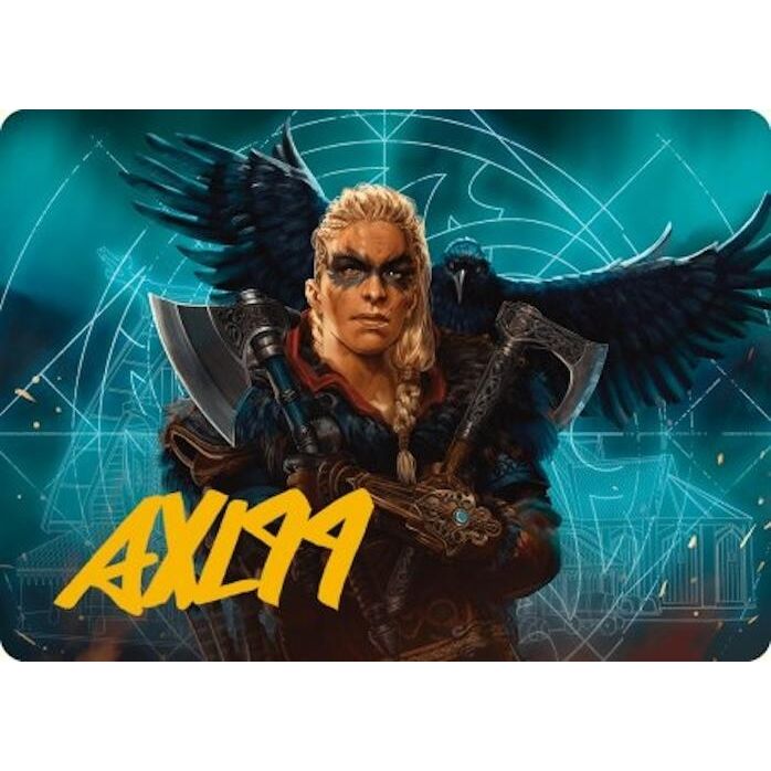 Image for Eivor, Wolf-Kissed Art Card (Gold-Stamped Signature) (17) (ASACR) - Magic: The Gathering