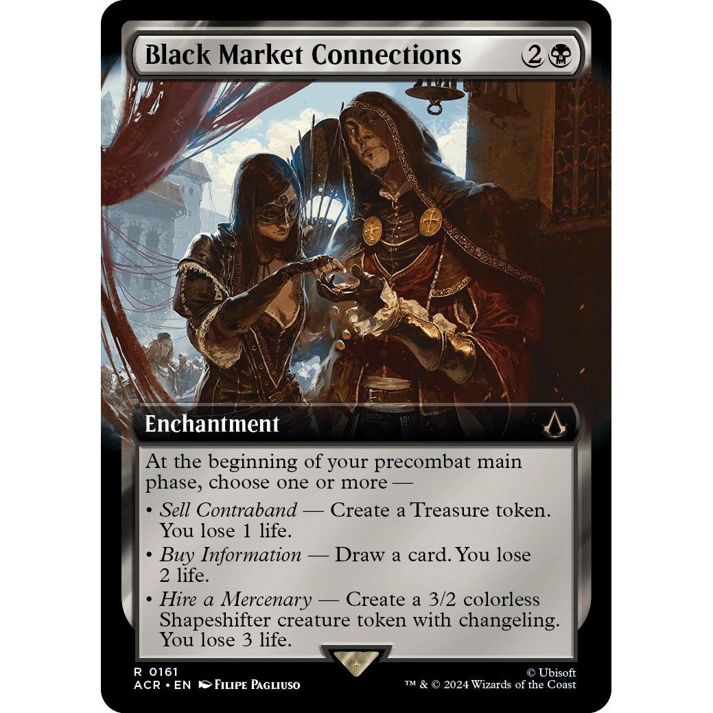 Image for Black Market Connections (Extended Art) (161) (ACR) - Magic: The Gathering