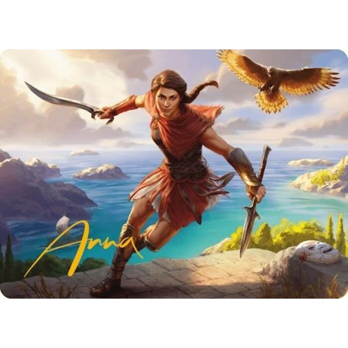 Image for Kassandra, Eagle Bearer Art Card (Gold-Stamped Signature) (6) (ASACR) - Magic: The Gathering