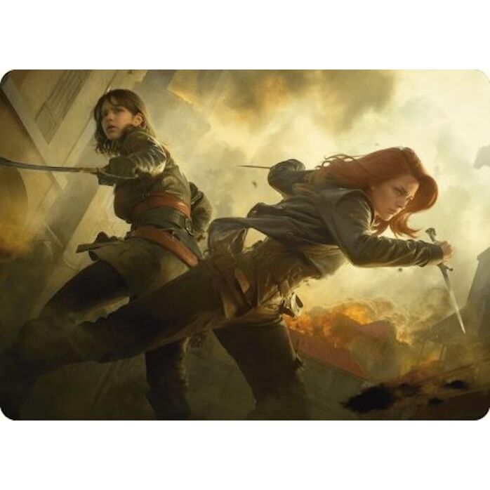 Image for Mary Read and Anne Bonny Art Card (7) (ASACR) - Magic: The Gathering