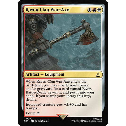 Image for Raven Clan War-Axe (297) (ACR) - Magic: The Gathering