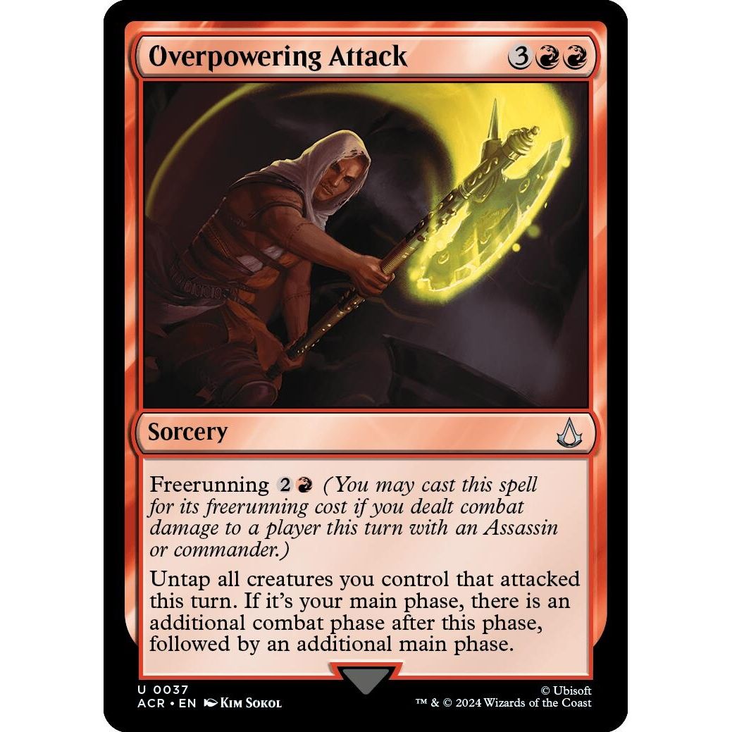 Image for Overpowering Attack (37) (ACR) - Magic: The Gathering