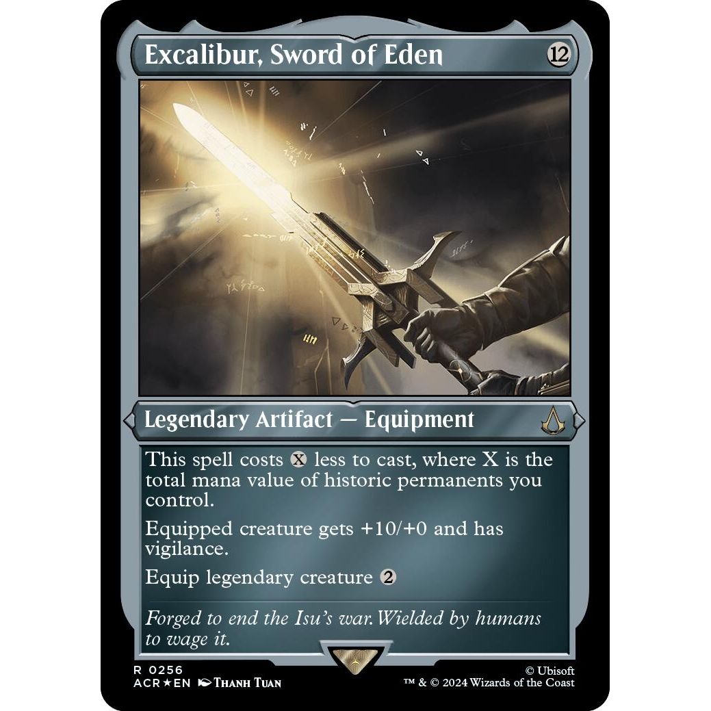 Image for Excalibur, Sword of Eden (Foil Etched) (256) (ACR) - Magic: The Gathering