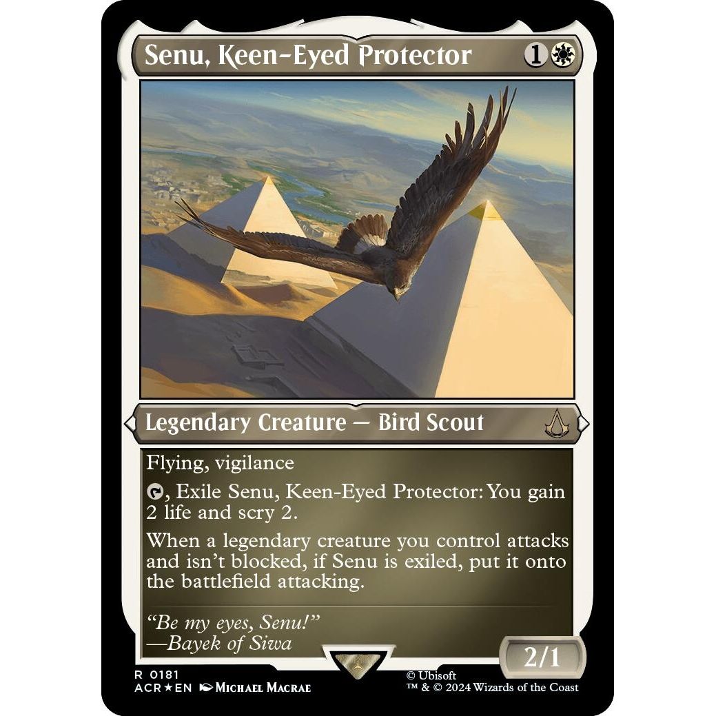 Image for Senu, Keen-Eyed Protector (Foil Etched) (181) (ACR) - Magic: The Gathering