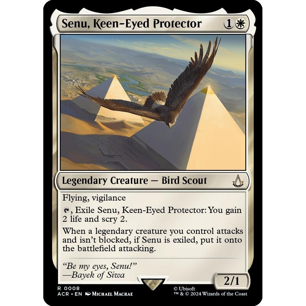 Image for Senu, Keen-Eyed Protector (8) (ACR) - Magic: The Gathering