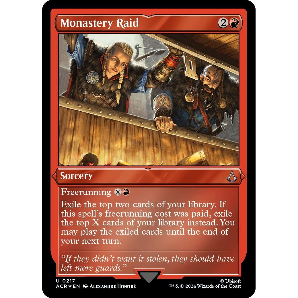 Image for Monastery Raid (Foil Etched) (217) (ACR) - Magic: The Gathering