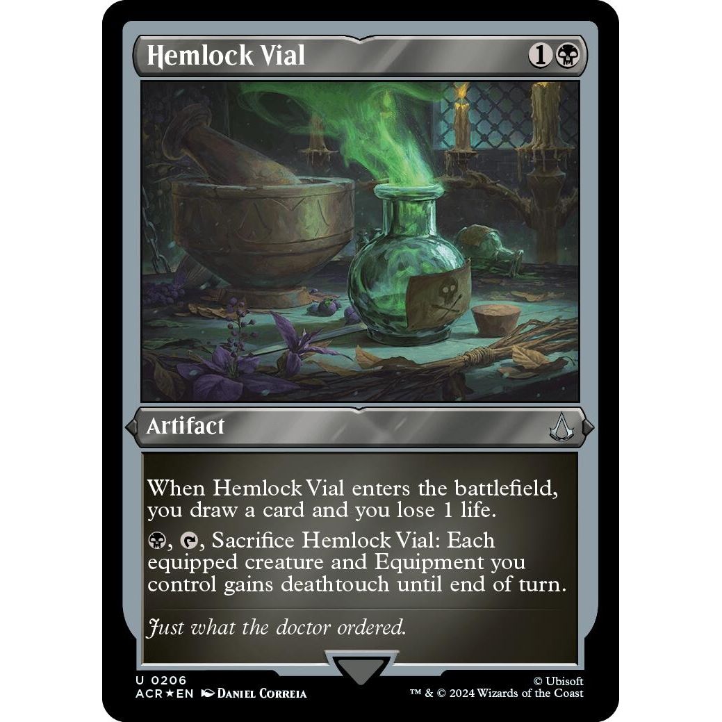 Image for Hemlock Vial (Foil Etched) (206) (ACR) - Magic: The Gathering
