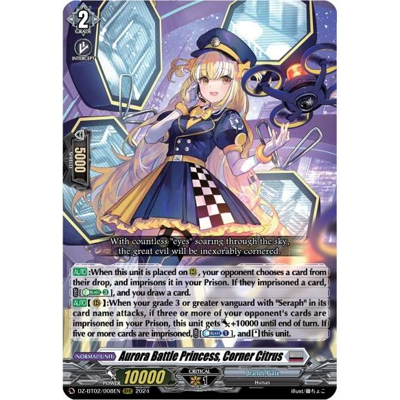 Image for Aurora Battle Princess, Corner Citrus (DZ-BT02/008EN) (DZ-BT02) - Cardfight Vanguard