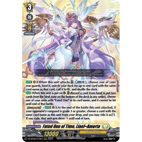 Image for Fated One of Time, Liael=Amorta (DZ-BT02/010EN) (DZ-BT02) - Cardfight Vanguard