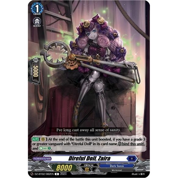 Image for Direful Doll, Zaira (DZ-BT02/082EN) (DZ-BT02) - Cardfight Vanguard