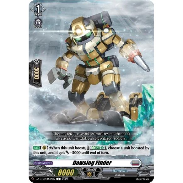 Image for Dowsing Finder (DZ-BT02/092EN) (DZ-BT02) - Cardfight Vanguard