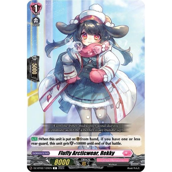 Image for Fluffy Arcticwear, Rekky (DZ-BT02/120EN) (DZ-BT02) - Cardfight Vanguard
