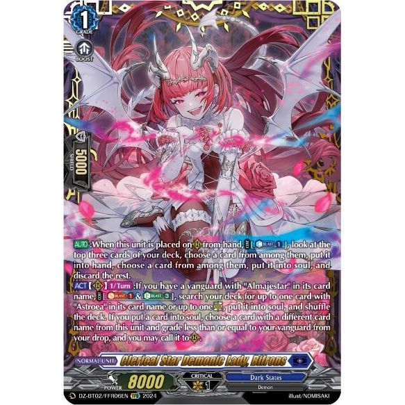 Image for Clerical Star Demonic Lady, Bifrons (FFR) (DZ-BT02/FFR06EN) (DZ-BT02) - Cardfight Vanguard
