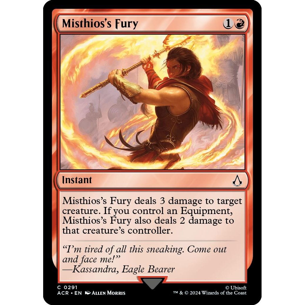 Image for Misthios's Fury (291) (ACR) - Magic: The Gathering