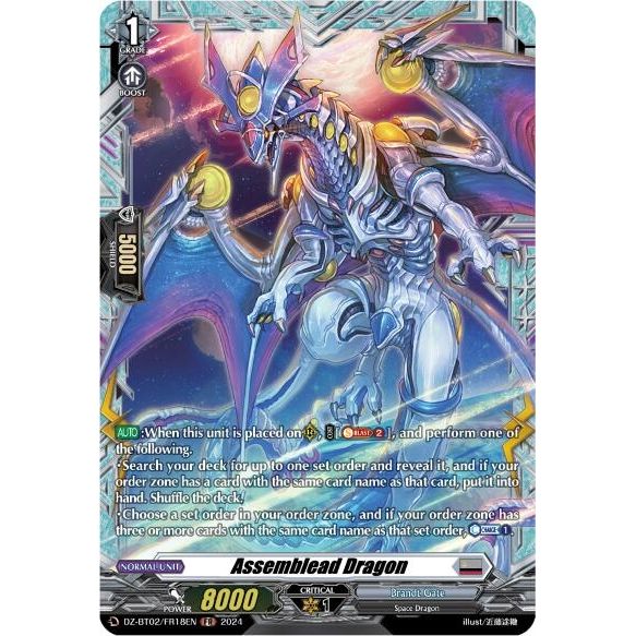 Image for Assemblead Dragon (FR) (DZ-BT02/FR18EN) (DZ-BT02) - Cardfight Vanguard