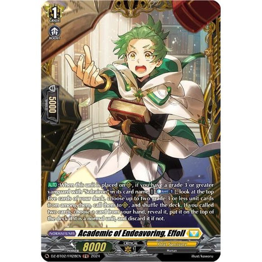 Image for Academic of Endeavoring, Effoll (FR) (DZ-BT02/FR28EN) (DZ-BT02) - Cardfight Vanguard