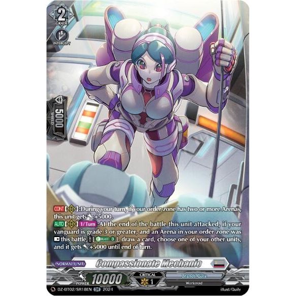 Image for Compassionate Mechanic (SR) (DZ-BT02/SR18EN) (DZ-BT02) - Cardfight Vanguard