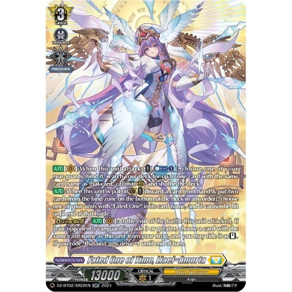 Image for Fated One of Time, Liael=Amorta (SR) (DZ-BT02/SR22EN) (DZ-BT02) - Cardfight Vanguard