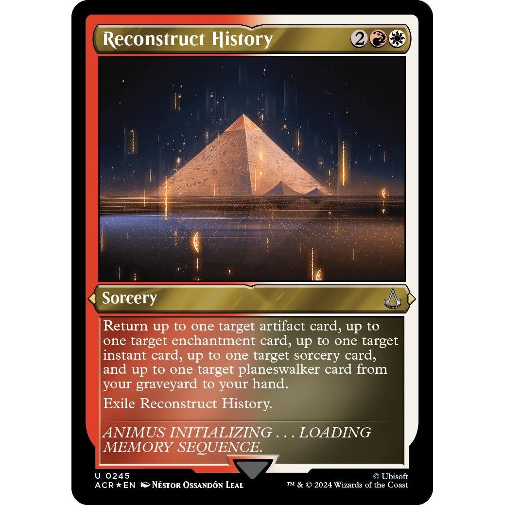 Image for Reconstruct History (Foil Etched) (245) (ACR) - Magic: The Gathering