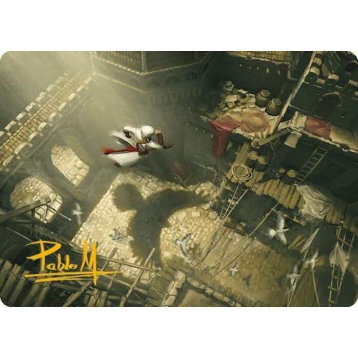 Image for Rooftop Bypass Art Card (Gold-Stamped Signature) (20) (ASACR) - Magic: The Gathering