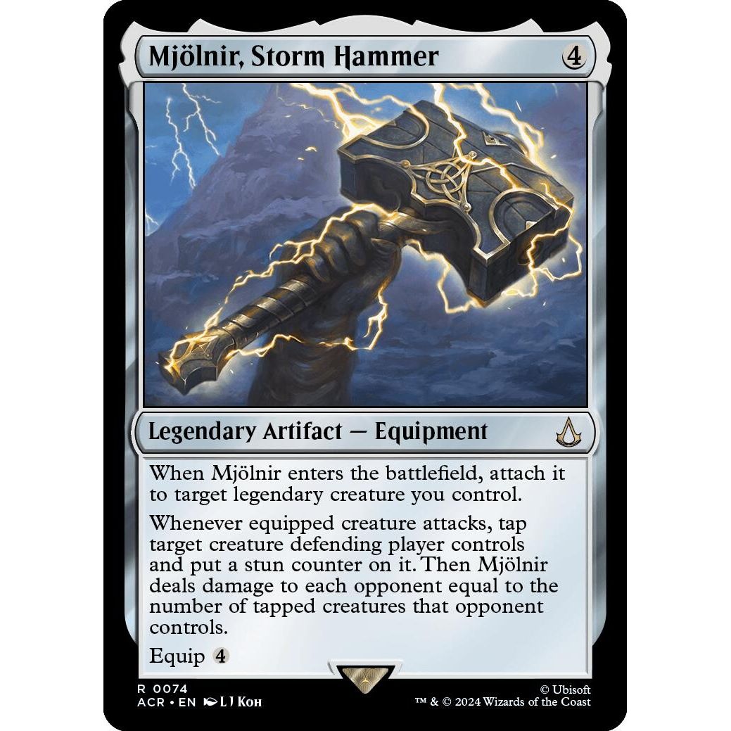 Image for Mjolnir, Storm Hammer (74) (ACR) - Magic: The Gathering