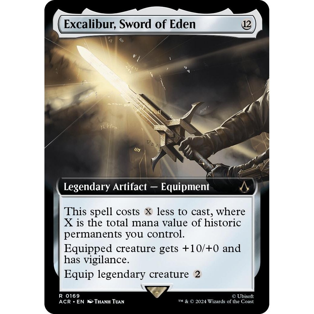 Image for Excalibur, Sword of Eden (Extended Art) (169) (ACR) - Magic: The Gathering