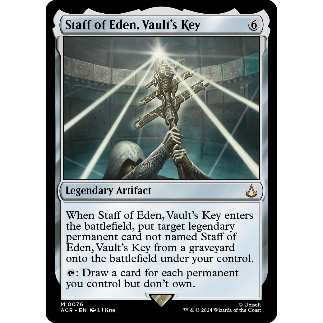 Image for Staff of Eden, Vault's Key (76) (ACR) - Magic: The Gathering