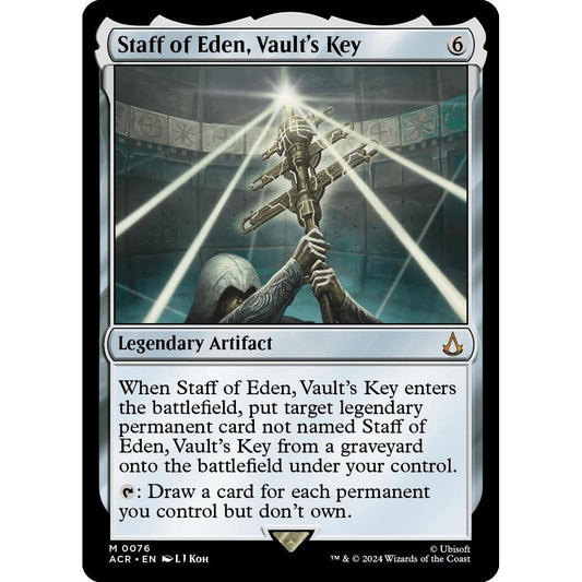 Image for Staff of Eden, Vault's Key (76) (ACR) - Magic: The Gathering