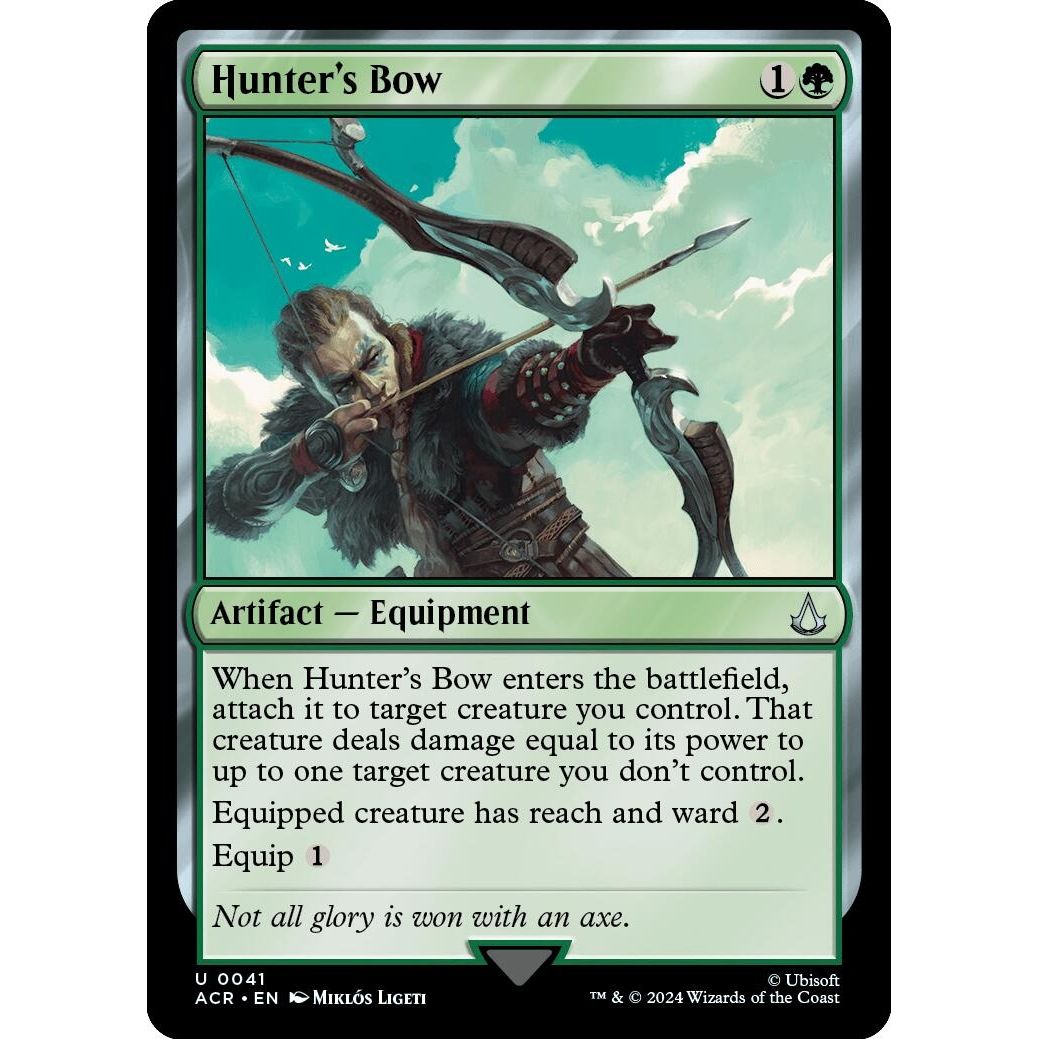 Image for Hunter's Bow (41) (ACR) - Magic: The Gathering