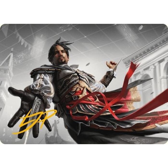 Image for Ezio Auditore da Firenze Art Card (Gold-Stamped Signature) (13) (ASACR) - Magic: The Gathering