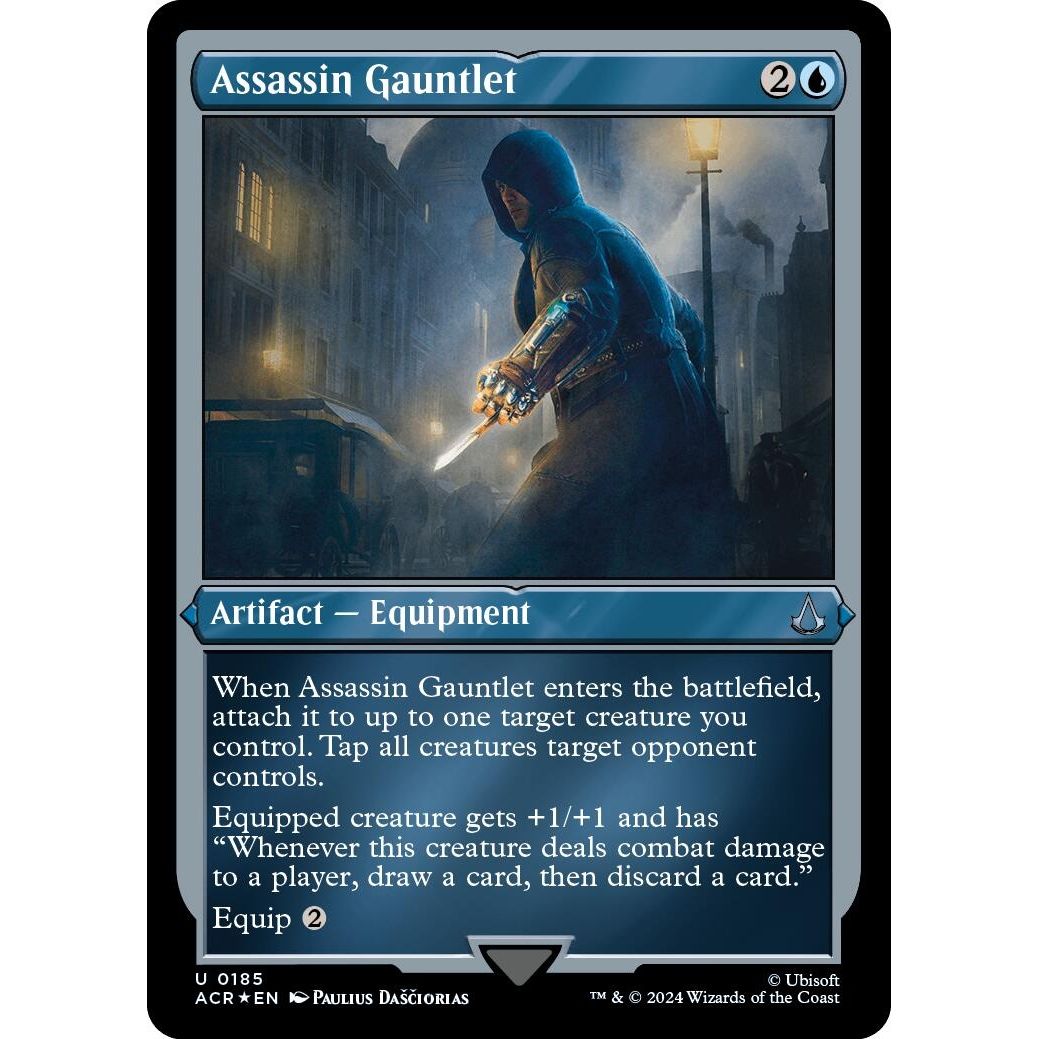 Image for Assassin Gauntlet (Foil Etched) (185) (ACR) - Magic: The Gathering