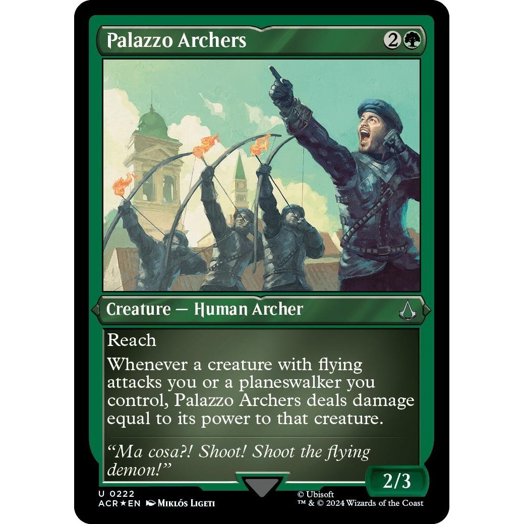 Image for Palazzo Archers (Foil Etched) (222) (ACR) - Magic: The Gathering