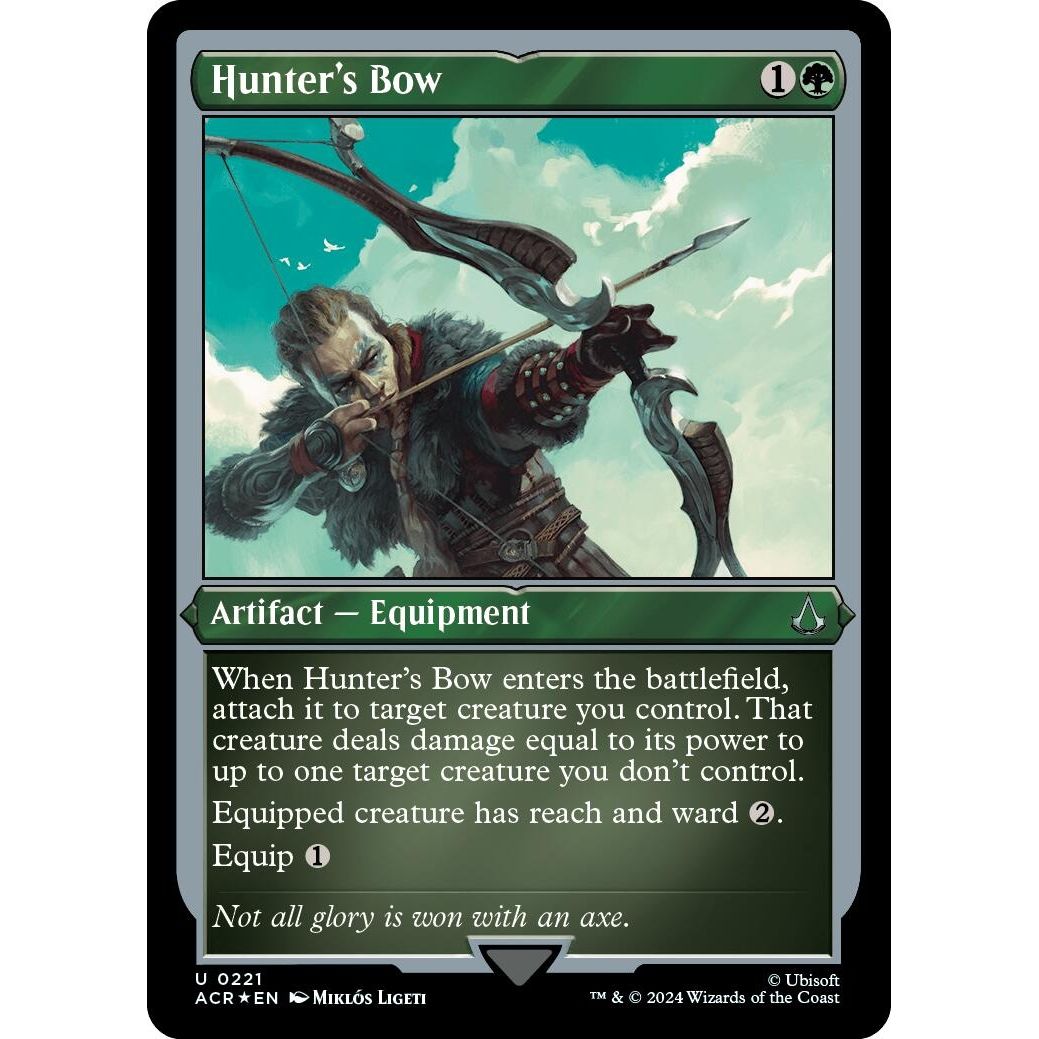 Image for Hunter's Bow (Foil Etched) (221) (ACR) - Magic: The Gathering