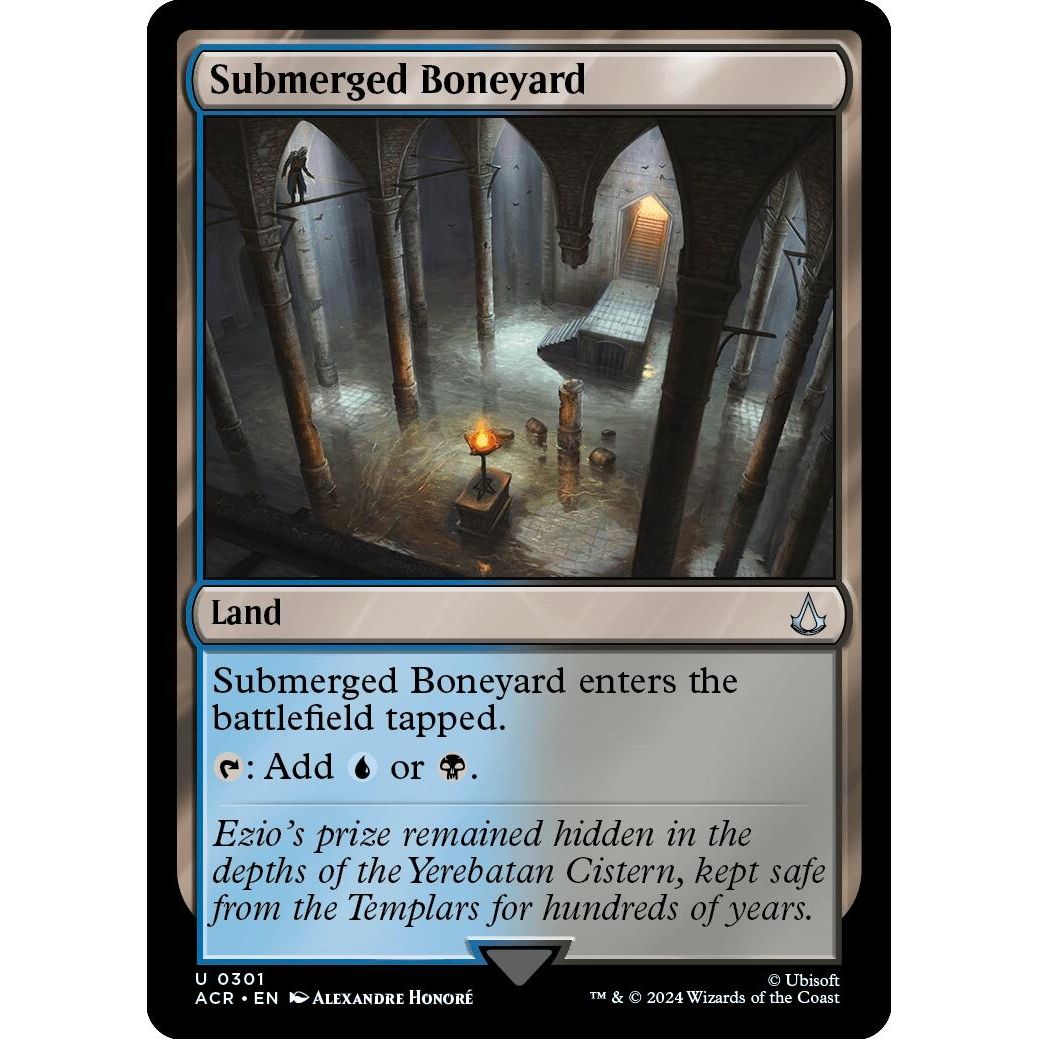 Image for Submerged Boneyard (301) (ACR) - Magic: The Gathering
