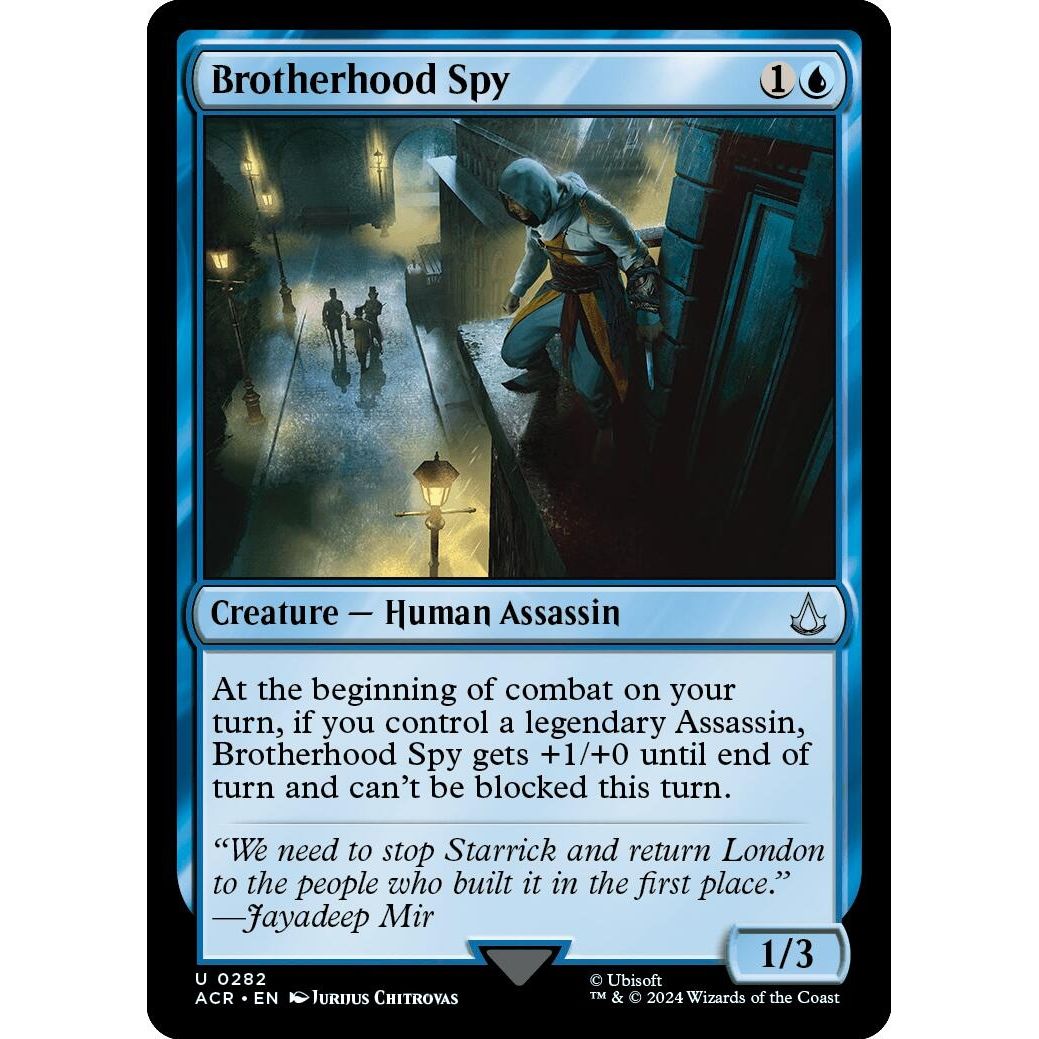 Image for Brotherhood Spy (282) (ACR) - Magic: The Gathering