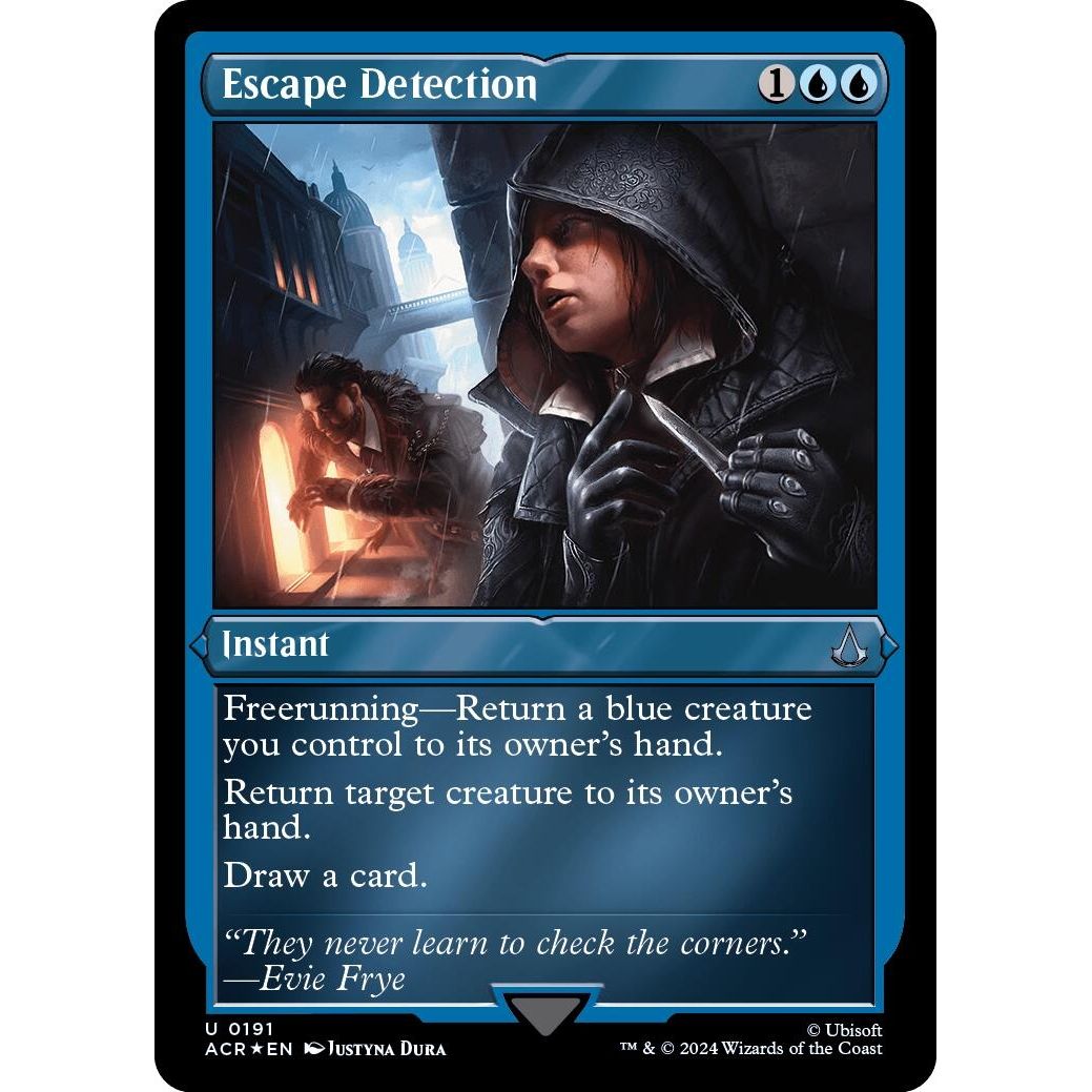Image for Escape Detection (Foil Etched) (191) (ACR) - Magic: The Gathering