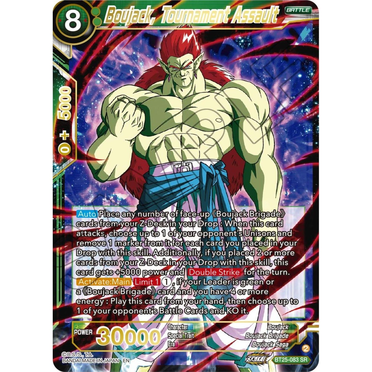 Image for Boujack, Tournament Assault (BT25-083) (BT25) - Dragon Ball Super: Masters
