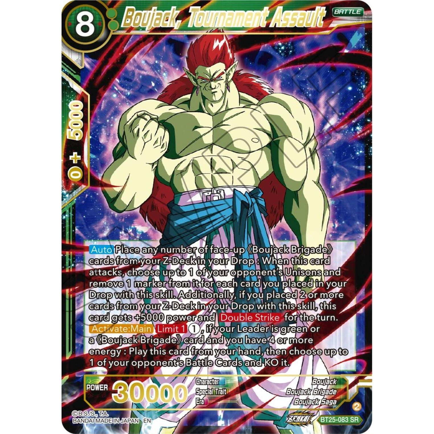 Image for Boujack, Tournament Assault (BT25-083) (BT25) - Dragon Ball Super: Masters