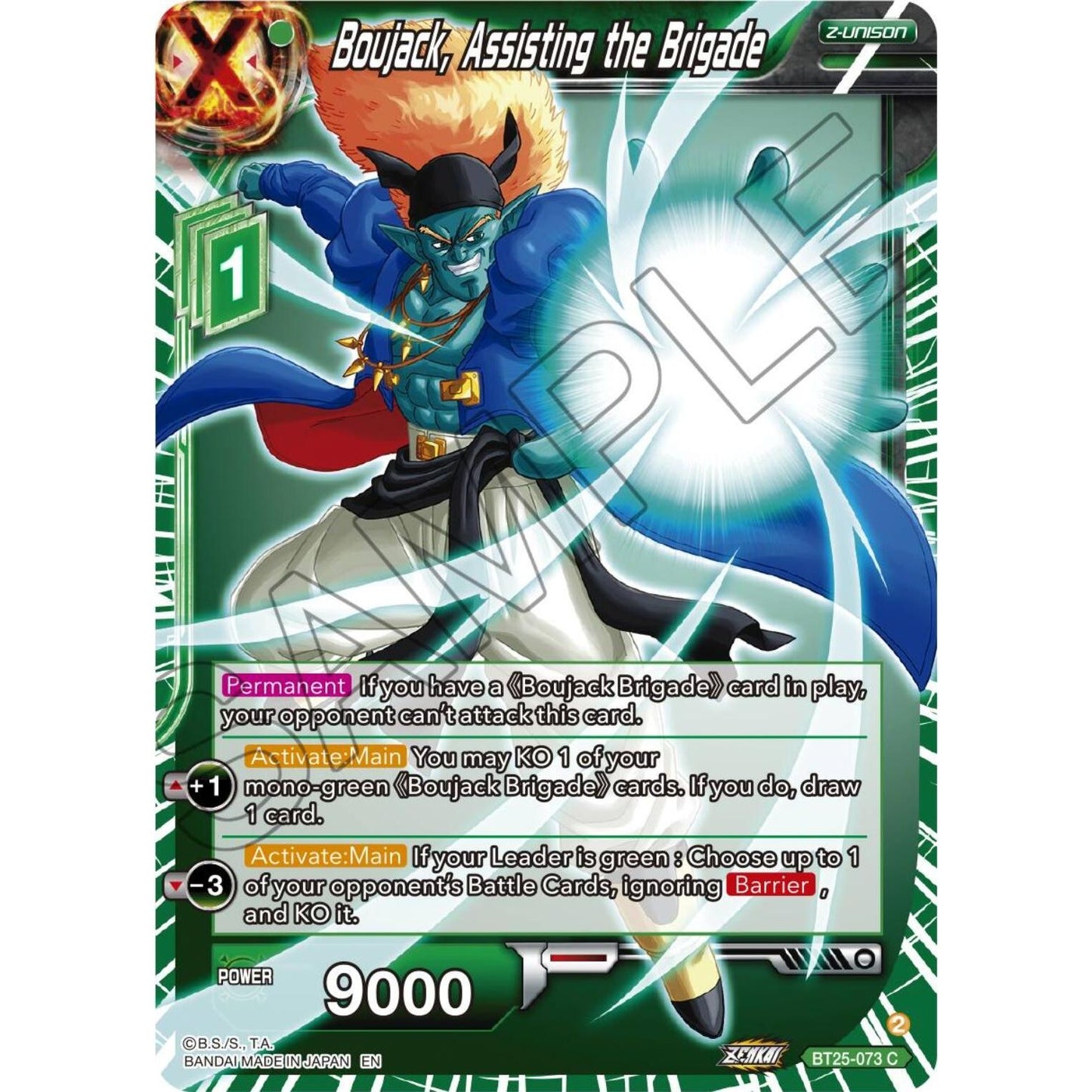 Image for Boujack, Assisting the Brigade (BT25-073) (BT25) - Dragon Ball Super: Masters