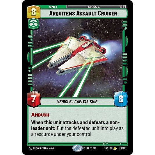Image for Arquitens Assault Cruiser (122/262) (SHD) - Star Wars: Unlimited