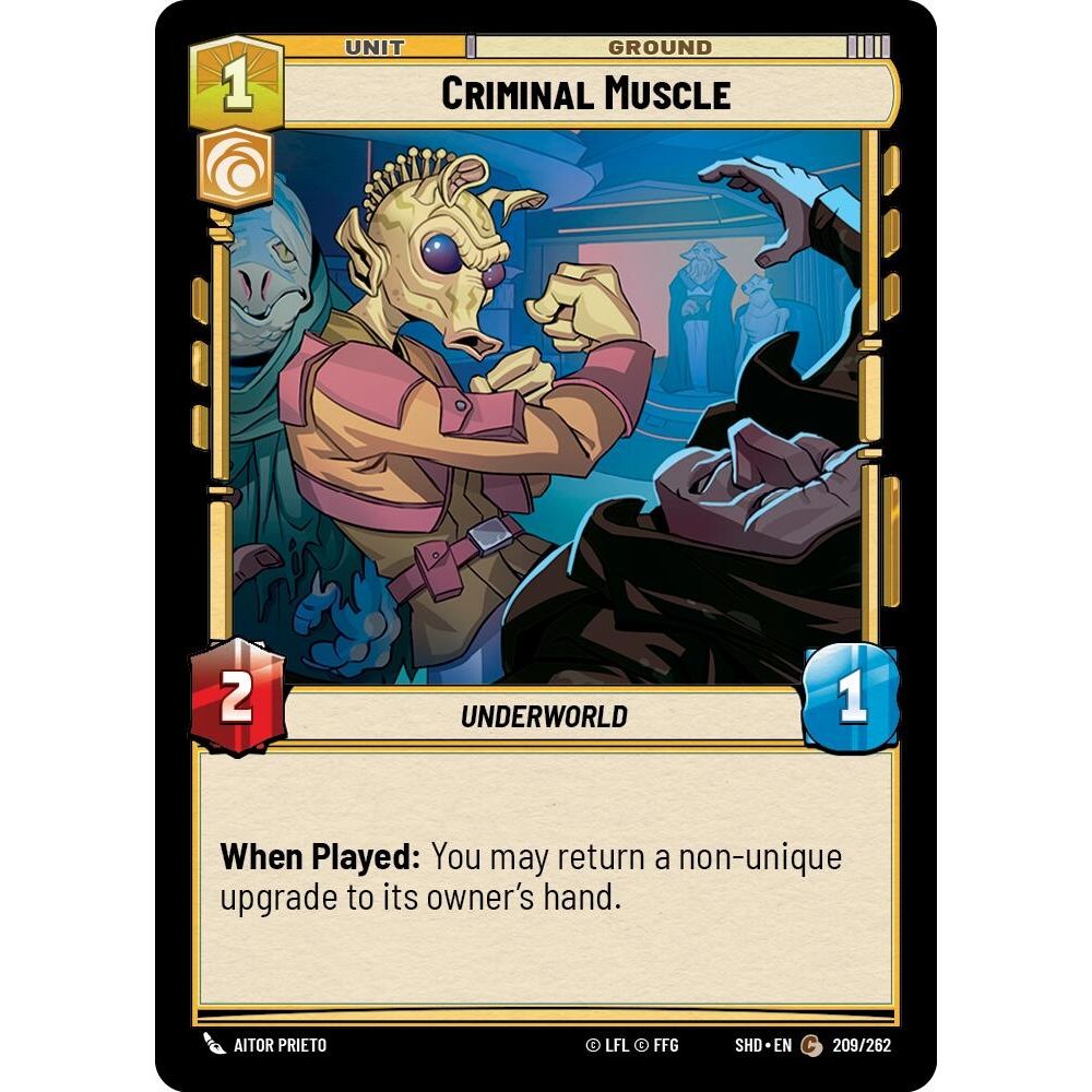 Image for Criminal Muscle (209/262) (SHD) - Star Wars: Unlimited