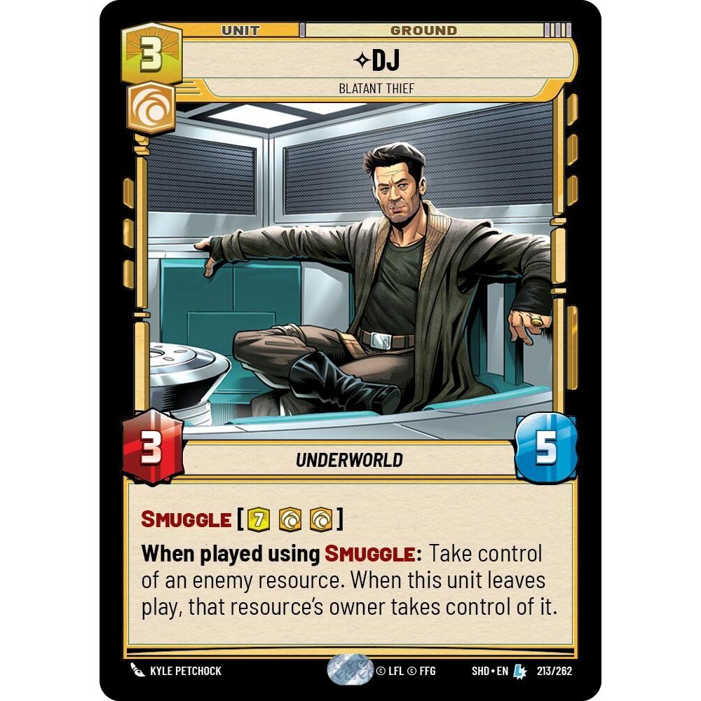 Image for DJ - Blatant Thief (213/262) (SHD) - Star Wars: Unlimited