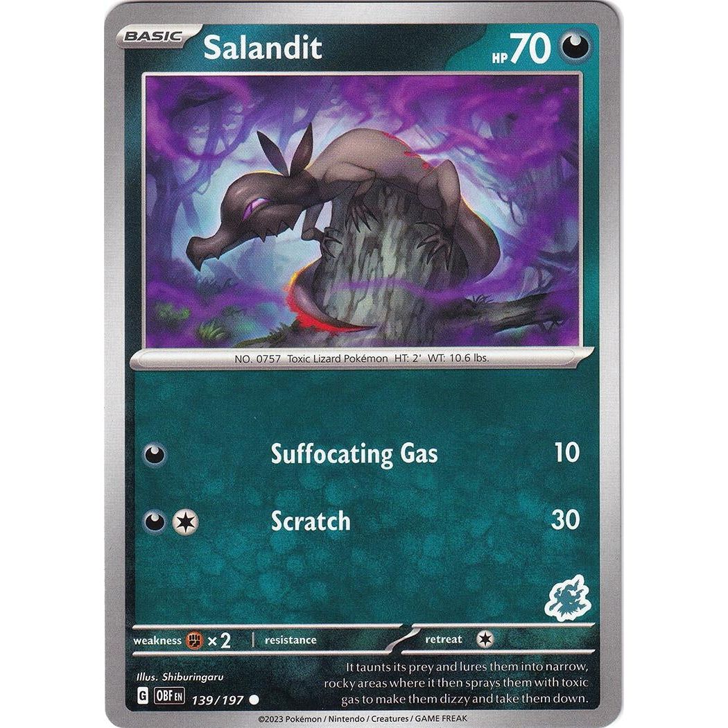 Image for Salandit - Darkrai Deck (139/197) (BA24) - Pokemon
