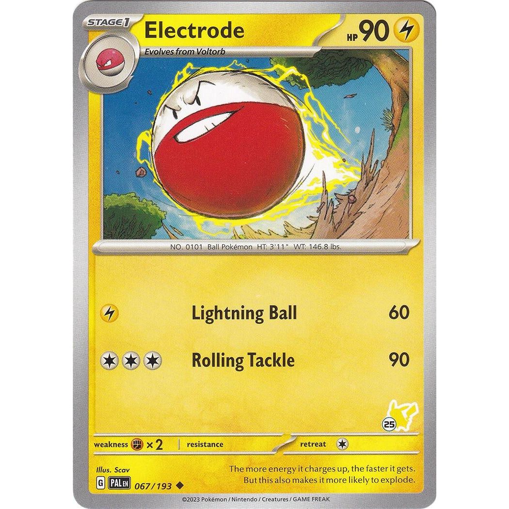 Image for Electrode - Pikachu 25 (067/193) (BA24) - Pokemon