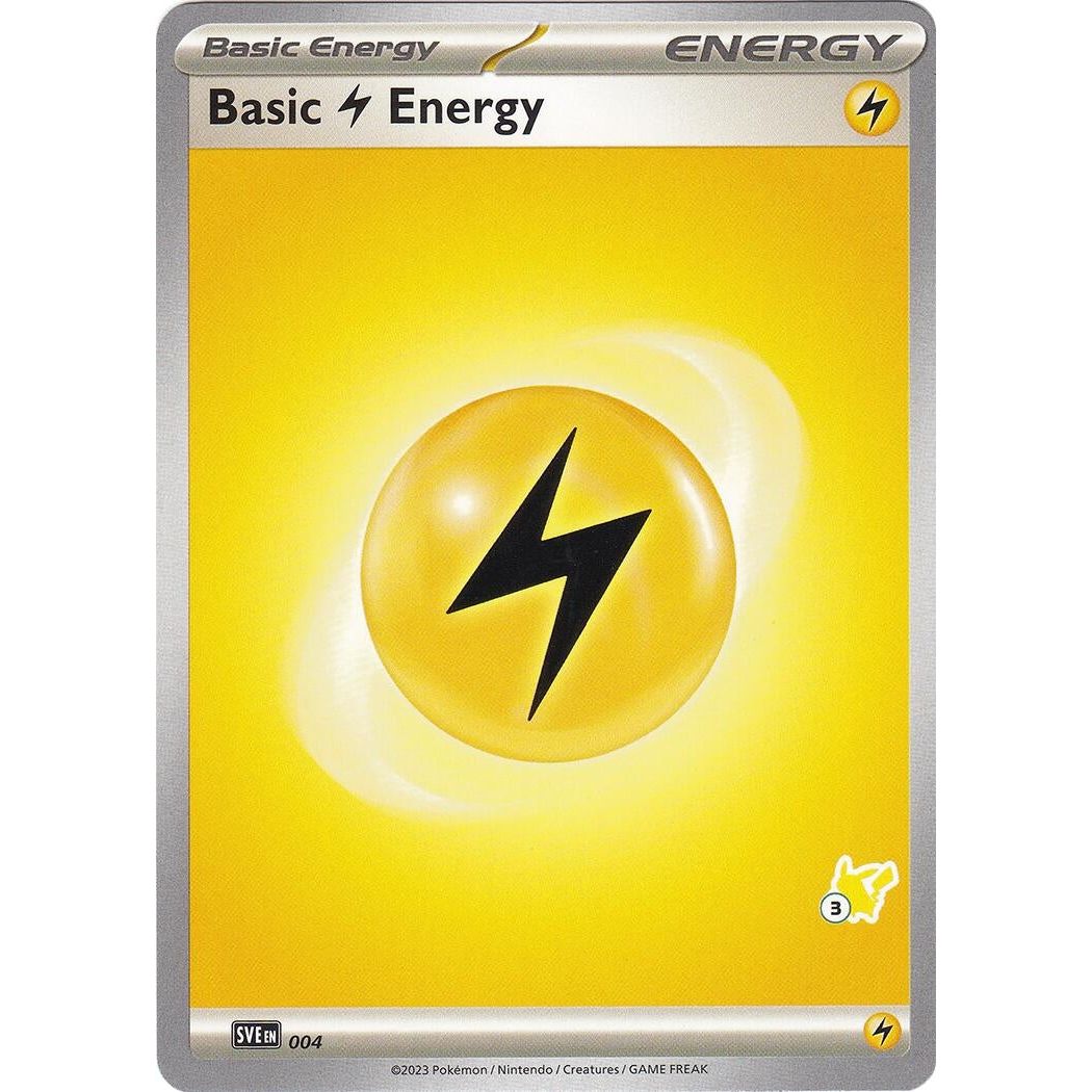 Image for Basic Lightning Energy - Pikachu 3 (004) (BA24) - Pokemon