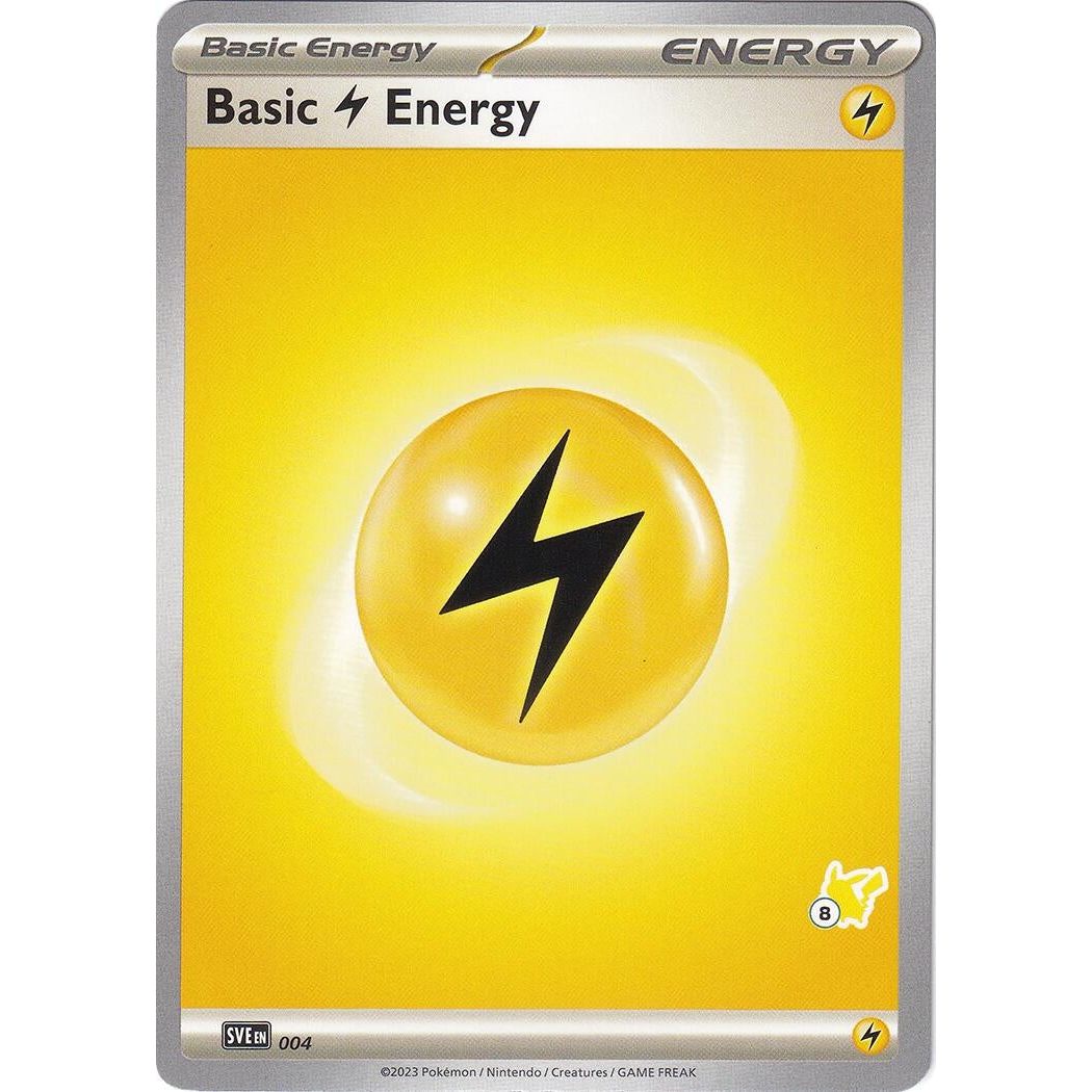 Image for Basic Lightning Energy - Pikachu 8 (004) (BA24) - Pokemon