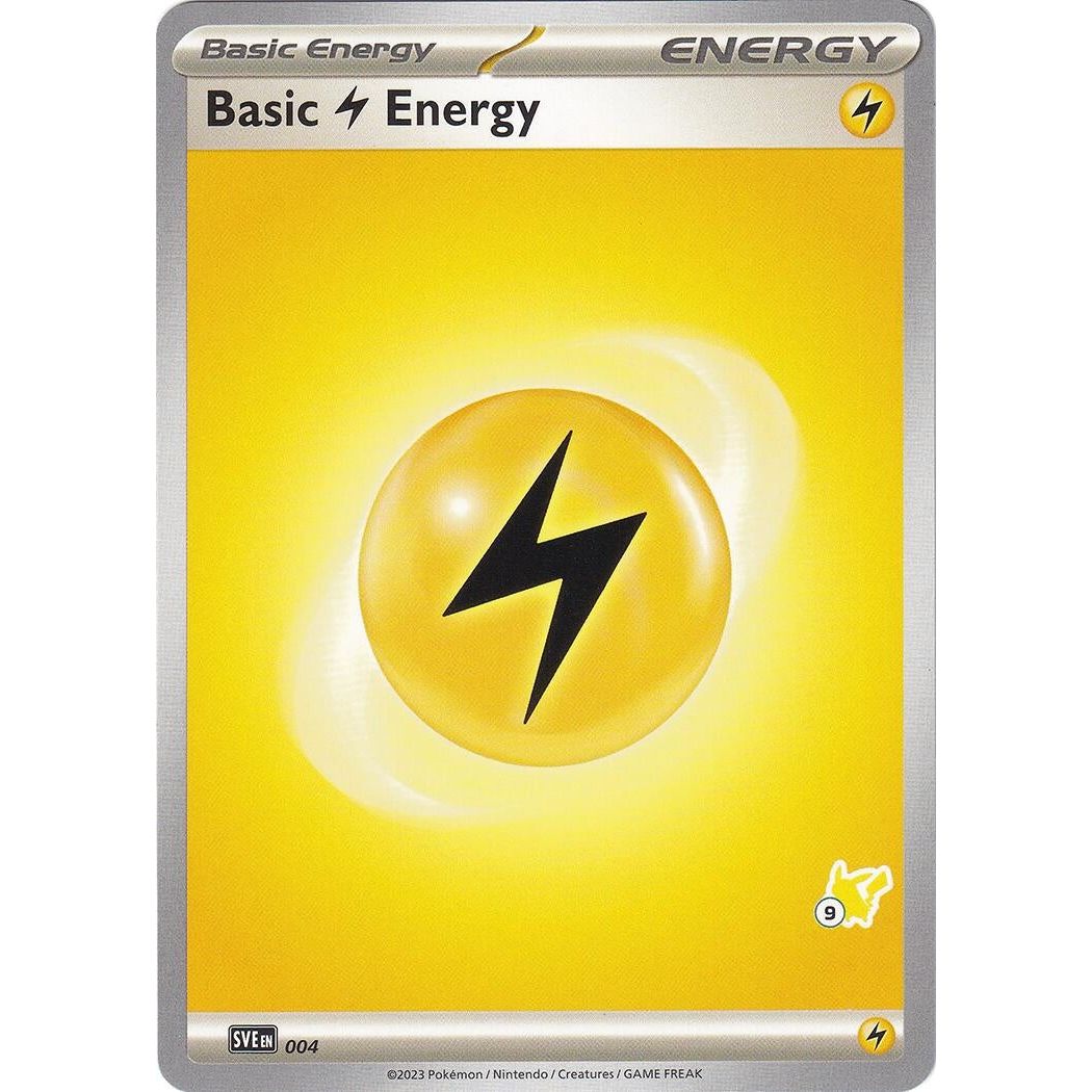 Image for Basic Lightning Energy - Pikachu 9 (004) (BA24) - Pokemon