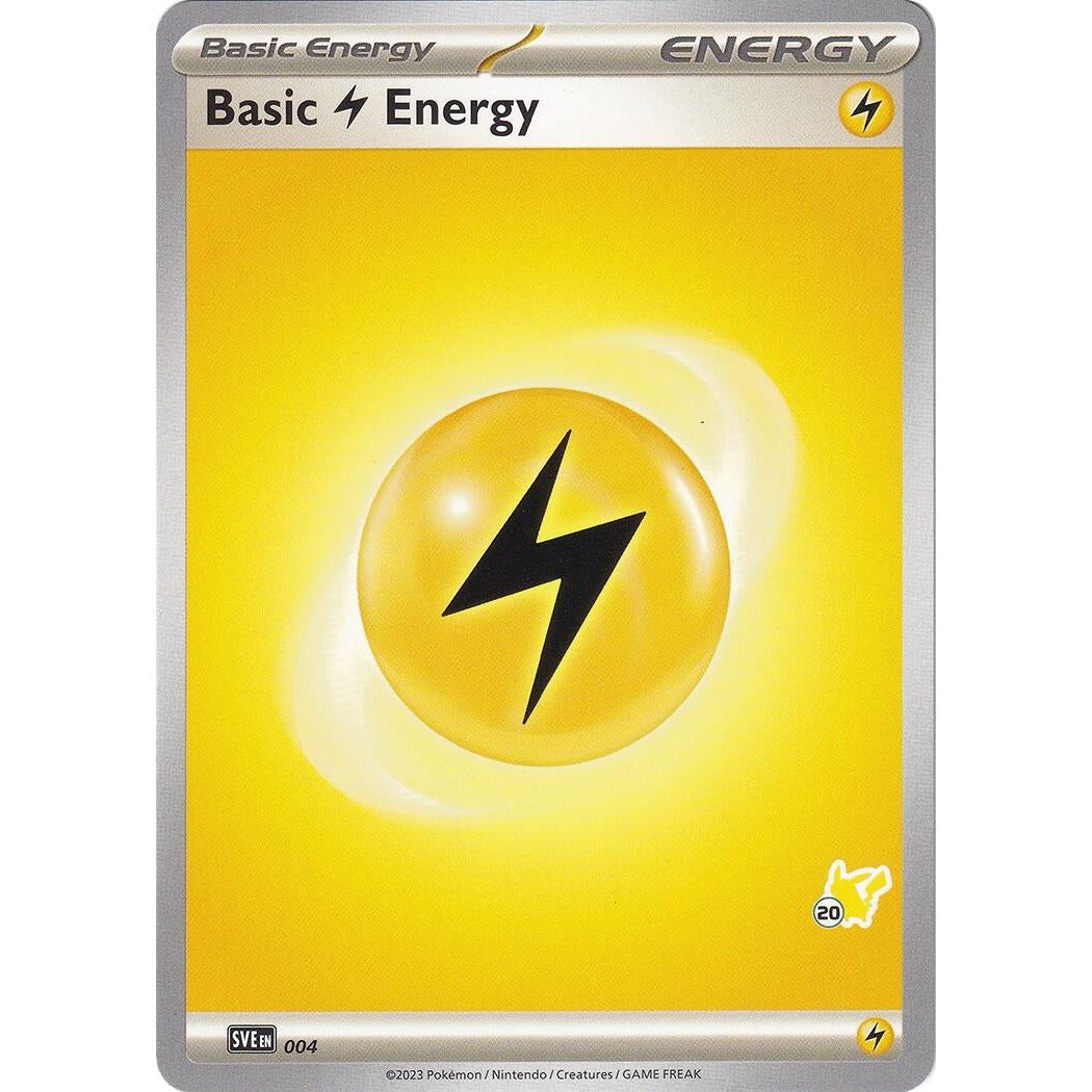 Image for Basic Lightning Energy - Pikachu 20 (004) (BA24) - Pokemon